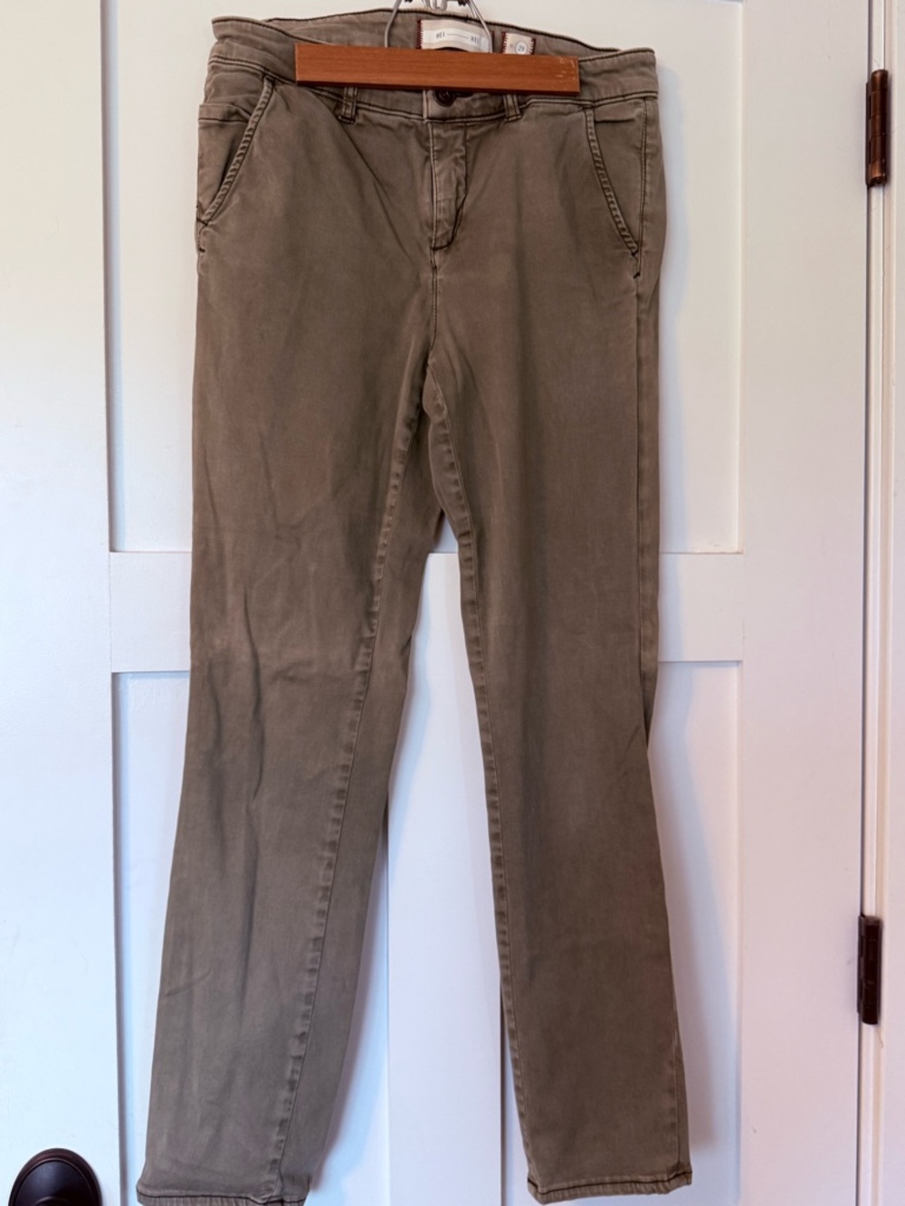 Anthropologie Hei Hei Straight-Leg Women’s Pants in Olive